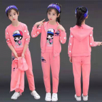 Lastele, t&uuml;drukutele, spordi&uuml;likond, s&uuml;gisene laste kapuutsiga pikkade varrukatega jakk + p&uuml;ksid, kaheosalised vabaaja &otilde;pilasriided 160