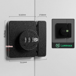 Uued tsingisulamist kapi paroolilukud, helendavad 3-kohalised kodeeritud kombinatsioonkoodiga lukud, vargusvastased riistvarakoodiga sahtlilukud h&otilde;be