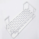 Alumiiniumist hoiurest Vannituba du&scaron;ivannihoidik &scaron;ampoonide jaoks Du&scaron;igeel K&ouml;&ouml;k Kodu R&otilde;du riiul Rippkonks h&otilde;be