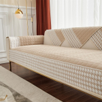 Houndstooth Lace Docor teppimisdiivani pehmenduse kate Libisemisvastased diivanikatted elutoa diivani istmekatted Lemmikloomas&otilde;bralik 60*60