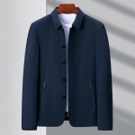 K&otilde;rgekvaliteediline mooruspuu siidist jakk meeste kevad- ja s&uuml;gise uus rev&auml;&auml;riga &auml;ri vabaaja juhtiv keskealiste meeste pluss suurus 170