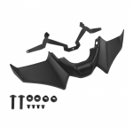 For YAMAHA MT07 MT-07 SP MT 07 Sport Downforce Alasti Forntal Spoilerid Aerod&uuml;naamilise tiivadeflektori noka ninakoonuse esispoiler must