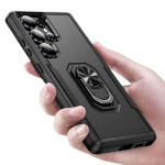 Kickstand Ring Armor &uuml;mbris Samsung Galaxy S25 Ultra S24 Plus S23 FE S22 A56 A55 5G A54 A15 A16 A14 A36 A35 telefoni&uuml;mbriste jaoks for Galaxy S25 must
