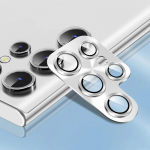 Luksuslik metallist t&auml;iskaanega kaamera objektiivi kaitse Samsung Galaxy S25 S24 S23 Ultra S23+ S23 Plus kaitsev objektiivikork karastatud klaasist For Samsung S25 Ultra