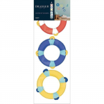 Sticker Mural Bou&eacute;es Tricolores - Draeger Paris - Enfant - Multicolore - 20,5 x 20 cm