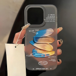 Mobiiltelefoni&uuml;mbrised iPhone 11 13 15 Pro Max 12 14 Pro Max &uuml;mbrisele iPhone 16 15 Plus 13 Pro 12 j&auml;&auml;tunud tekstuuriga maalitud koomiksililled iPhone 11 valge