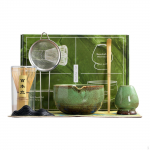 Matcha komplekti keraamiline komplekt Jaapani tee valmistamise t&ouml;&ouml;riistad, tugev, visplihoidja armastajatele 4 Pieces White