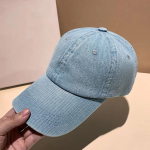 Hip Hop Denim pesapallim&uuml;ts naistele Meeste &uuml;hev&auml;rviline Snapback reguleeritav p&auml;ikesevarjum&uuml;ts JK Solid Y2K Korea t&uuml;druku isa rekkamehe m&uuml;tsid helesinine v&auml;rv