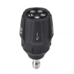 Pesuotsik, reguleeritav pihustusnurk, vett s&auml;&auml;stev, vastupidav, &uuml;lik&otilde;rge r&otilde;huga mitme nurga all olev 5-&uuml;hes otsik