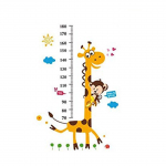 Eemaldatav Cartoon Giraffe tapeet Self Mural Decal