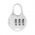 Kombinatsioonlukk 3-kohaline ripplukk Kasutajas&otilde;bralik kompaktne disain Kaasaskantav mitmeotstarbeline l&auml;htestatav Reisikohver Parool must