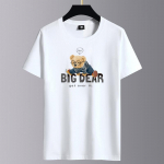 QICED Suvine l&uuml;hikeste varrukatega T-s&auml;rk Meeste O-kaelusega Trend Bottom s&auml;rk S