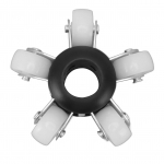 90mm juhtrattad kaitsekattega Vastupidavad juhtrattad 23mm toru kanalisatsioonitorustiku kontrolliks