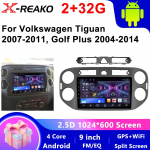 Autoraadio Volkswagen VW Tiguan 2006 2010 2016 Golf Plus 2004-2014 jaoks Traadita Carplay Android Auto Autostereo Multimeediam&auml;ngija 4 core 2GB+32GB carplay