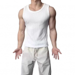 Meeste vest &Uuml;markaelusega varrukateta Slim Fit Tankid, &uuml;hev&auml;rvilised 3D-kohandatud hingav spordireisivest XXXL must