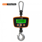 300kg/50G Mini Kraana Kaal Digitaalne Rippkonks Kaal LCD Taustvalgustusega Elektrooniline Raskekaalu Kaal P&otilde;llumajandust&ouml;&ouml;stusele 300kg 50g