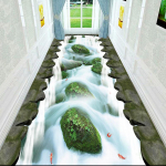 3D elutuba Ilus maastik P&otilde;randamatt Vaip Magamistuba T&auml;isvoodi voodi k&otilde;rval roomav matt diivanilaud sissep&auml;&auml;su uksematt 60*180cm