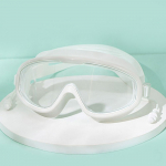 V&auml;lisujumisprillid Veekindlad uduvastased laia vaatega sukeldumisprillid k&otilde;rvatroppidega T&auml;iskasvanute noorte ujumisprillid valge