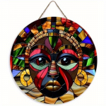 Puidust ainulaadne Aafrika mask kunstilise disainiga &uuml;mmargune puidust silt, sobib uksele, seinale, koju, tuppa, talumajja, t&auml;navale, poodi, garaaži, baari, aeda Wood