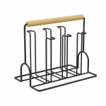 Metallist tasside hoidik riiulile roheline k&ouml;&ouml;k &Otilde;lle kohvikruus veiniklaas hoiuruum Kuivatusriiul Joogin&otilde;ud pudelid &auml;ravoolutoru valge