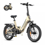 ENGWE L20 3.0 Pro Folding E-Bike 20'' 250W 100Nm Mid-drive Motor Electric Bicycle with 48 V 15 Ah Battery