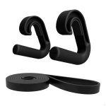 2 Pieces Pull up Handles Down Attachment Training Grips Resistance Band for Fitness