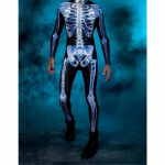 Mehed T&auml;iskasvanutele Steampunk Bodysuits The Future Robot CyberPunk Jumpsuit Halloweeni p&uuml;hadepeo Cosplay kost&uuml;&uuml;m Alien Rompers Zentai XXL