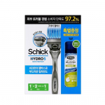 Schick Hydro5 Nahakaitse Projekt (K&auml;epide + 2 tera + Raseerimisvaht)