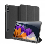 Premium nahast &uuml;mbris Samsung Tab S10Plus S9FE jaoks koos S Peni pesaga automaatse unerežiimi funktsioon Samsung Tab S10 FE+ kuninglik sinine v&auml;rv