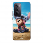 Coque de t&eacute;l&eacute;phone - Maniacase - Oppo Reno 12 5G - Silicone - Souple - Stitch et Moana Kakamora