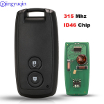 jingyuqin Kiipkaardiga kaugjuhtimispult 2 nuppu 315mhz ID46 kiibiga Suzuki Swift SX4 Grand Vitara jaoks Lihvimata HU133 teraga with chip popstar v&auml;rv