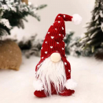 Christmas Gnome Plush Santa Doll Xmas Decoration Kingitused Kaunistused helepruun v&auml;rv
