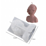 3D k&uuml;&uuml;nla silikoonvorm K&auml;sitsi valmistatud kinniseotud silmadega suletud silmadega t&uuml;druku kuju K&auml;sit&ouml;&ouml; krohvivaigust k&uuml;&uuml;nlad valmistamiskomplekt isetehtud seebi tootmine blindfolded girl