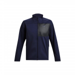 Under Armour Retro Spordijakk k&otilde;rge kraega v&auml;rviplokkidega Loose pikkade varrukatega jakk Meeste jakid Tume-sinine 1371586-411 XL