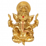 India Ganesha kuju elevant Hindu jumal skulptuur vaik dekoratiivne India elevantjumala kaunistus kuld