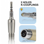 Dental fiber optic high-speed mobile phone connector compatible with Kavo connection ISO international standard coupler LED 2 holes