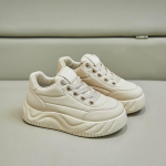 Kevadised v&auml;ikesed valged kingad uus Korea versioon ins nais&uuml;li&otilde;pilased k&otilde;rguse suurendamiseks spordilauakingad trendikad vabaajakingad t&auml;navapilt XW223 40 white