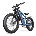 TIFGALOP ES28 Sinine/Must Punane 48V18AH Eemaldatav Aku 26 tolli Rehv Eesmine H&uuml;drauliline Amortisaator Elektrijalgratas Red sinine