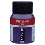 Peinture Acrylique - Violet bleu&acirc;tre permanent - 568 - Amsterdam - Pot de 500ml