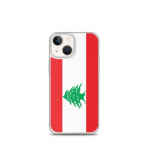 Coque T&eacute;lephone Drapeau Liban &ndash; iPhone 13 mini