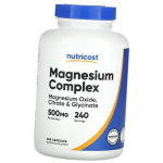 Magneesiumikompleks, Magnesium Complex 500, Nutricost (36647081) 240caps