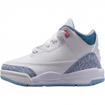 Air Jordan 3 Retro TD Valge Kobalt&otilde;nd Beebi Tossud Roosa-Helendav Jalgpallihall HQ0782-101 22