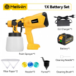 MELLWIN 1000ML Juhtmevaba Elektriline V&auml;rvipihusti Pihustusp&uuml;stol Kaasaskantav V&auml;rvipihusti Auto M&ouml;&ouml;bel Teras Katmine Aerograaf Makita 18V Akule 1 Battery-EU