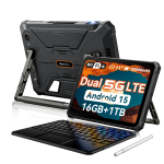 Blackview Active 12 Pro Tugevad tahvelarvutid Android 15 11-tolline 12GB 256GB/16GB 1TB Tahvelarvuti 30000mAh 90hz 16GB+1TB with keyboard must