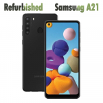 95% uus renoveeritud Samsung Galaxy A21 A215U 32GB 3GB RAM mobiiltelefon No charger must