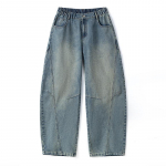Ameerika Voldi Trendikad Scimitar Jeans Meeste Hip-hop Jaapani Vee Pesuga Siluetiga P&uuml;ksid S