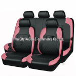 Piiri&uuml;lene autokatte, tepitud rombimustriga, PU-nahk, kunstnahk, euro-ameerika stiil 4-piece set (Double front seats)