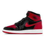 Air Jordan 1 Retro High OG GS Patent Bred Laste tossud Must Valge Varsity-Punane 575441-063 36