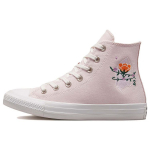 Converse Chuck Taylor All Star High Tikitud Kristallidega Naiste Tossud Roosa Peaaegu-Roosa Vintage-Valge A03740C 35