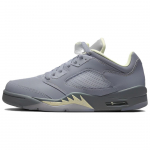 Air Jordan 5 Retro Low Indigo Haze Naiste Tossud Lilla Tulepunane Metallik-H&otilde;bedane FJ4563-500 35.5
